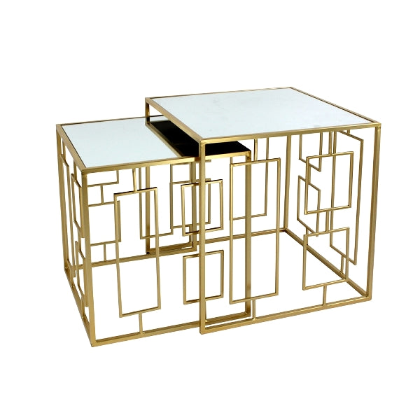 Werner Voss - Set van 2st. bijzettafel Art Deco