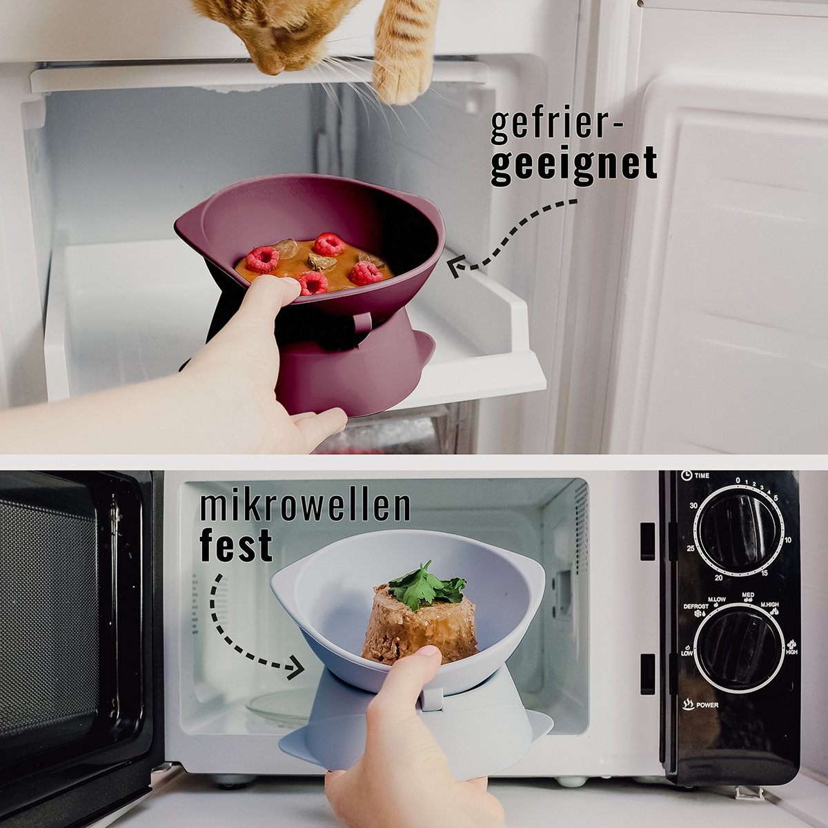 NE&NO® - verhoogde siliconenkatbalk Robijn