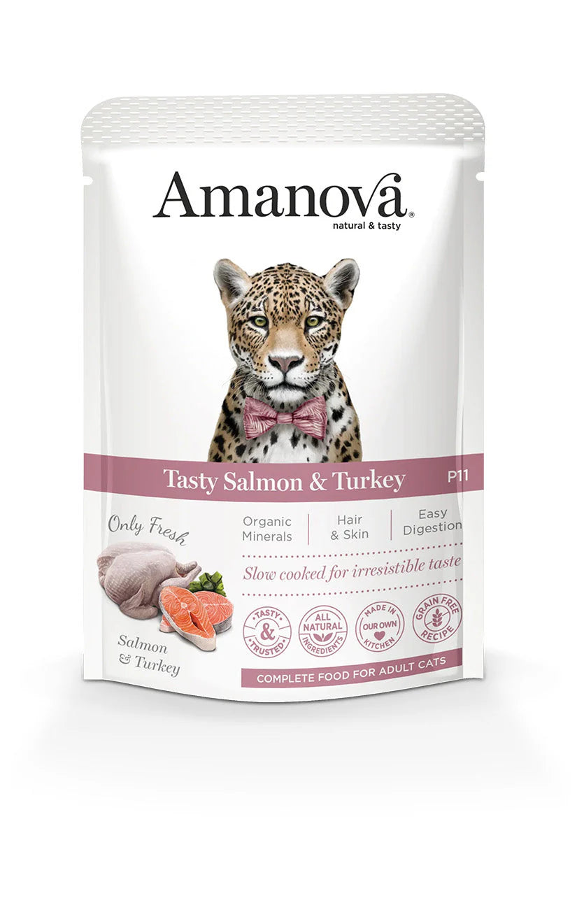 Amanova - Natvoer - Kalkoen en Zalm