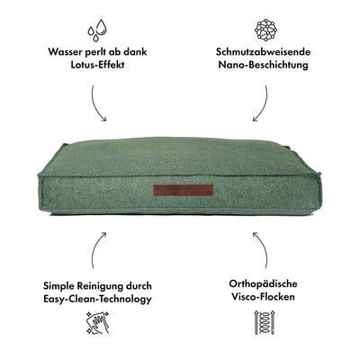 William Walker - Orthopedisch hondenkussen Chill Dark Moss