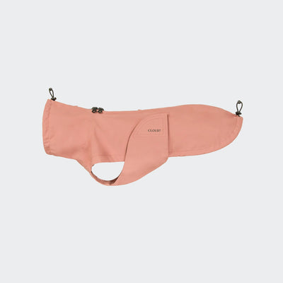 Teckel regenjas Dublin 2.0 - Oud Roze