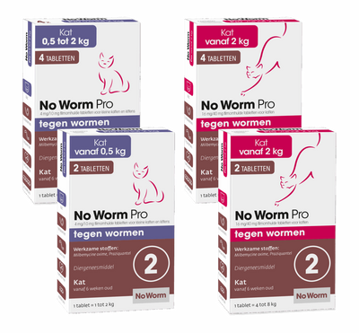 No Worm - PRO ontwormingsmiddel voor katten