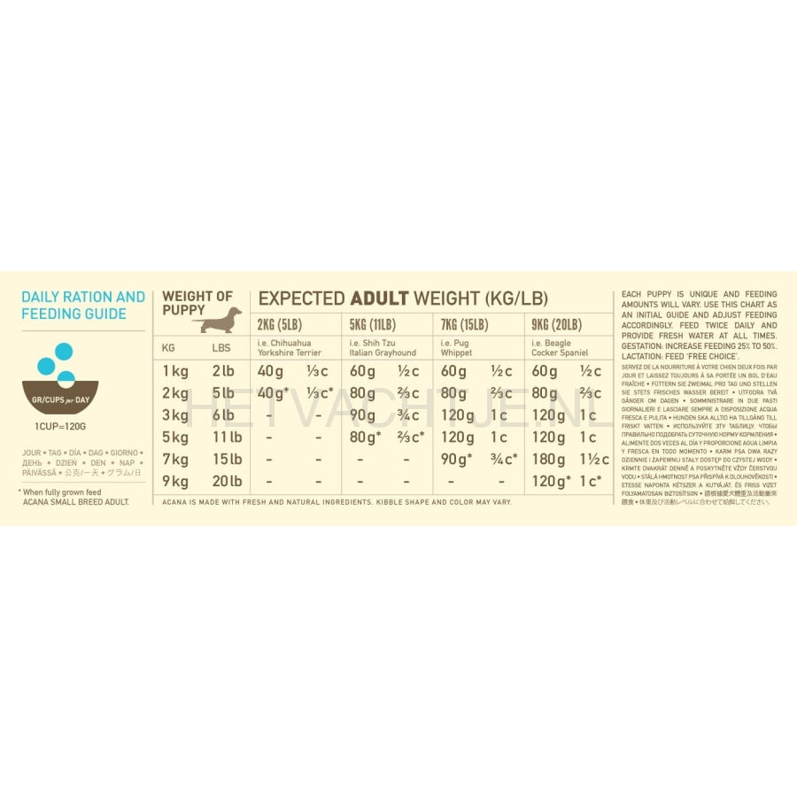 Acana Heritage Puppy Small Breed Hondenvoeding