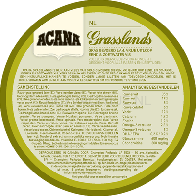 Acana Regionals Grasslands Dog Hondenvoeding