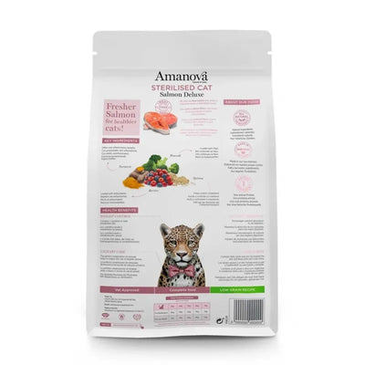 AMANOVA - Sterilised Cat - Salmon Deluxe