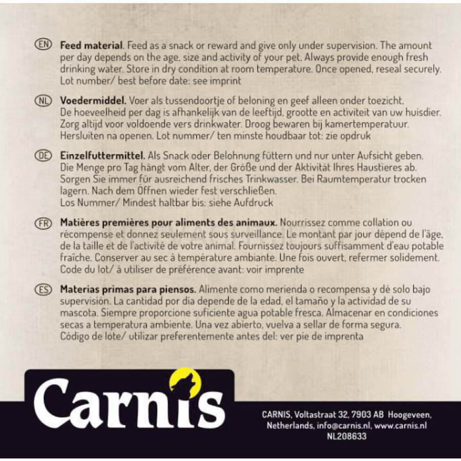 Carnis - Buffeloren Met Schelp Hondensnack
