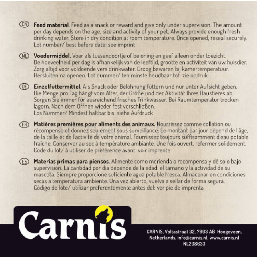 Carnis - Eendenvleugels Hondensnack