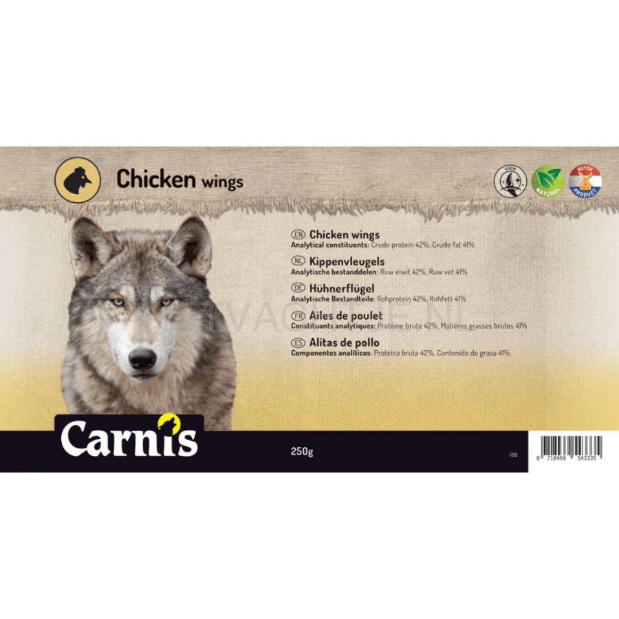 Carnis - Kippenvleugels Hondensnack
