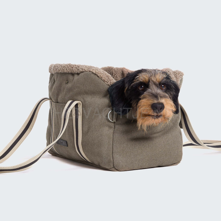 Cloud7 - Hondentas Lucca Canvas Zand