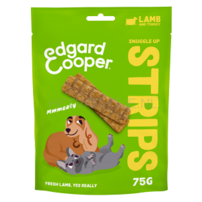 Edgard & Cooper Strips Lam & Kalkoen 75g / Alle leeftijden / Kalkoen