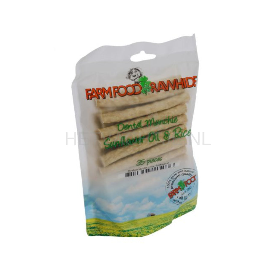 Farm Food - Rawhide Dental Munchie Sunflower Oil & Rice