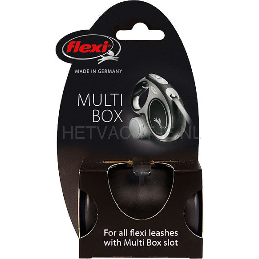 Flexi - Poepzakhouder/snackbox Zwart