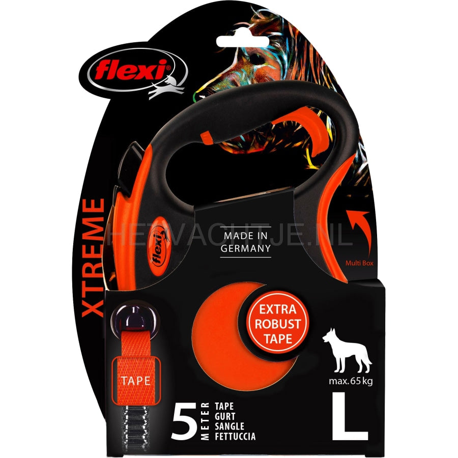 Flexi - Rollijn Xtreme Tape L Orange L5M