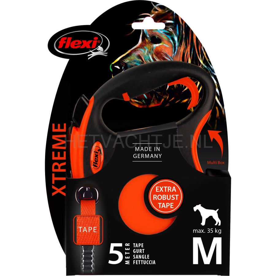 Flexi - Rollijn Xtreme Tape L Orange M5M