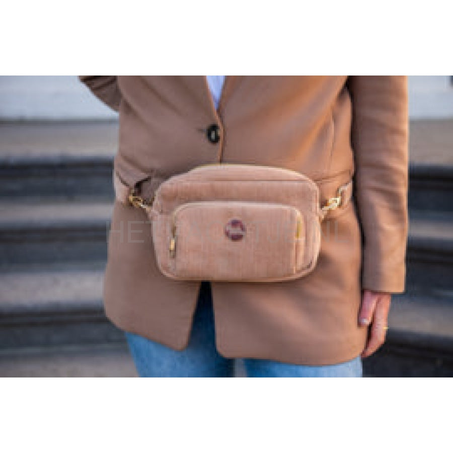 Floofs And Cookies - Fancy Dog Mom Bag Beige