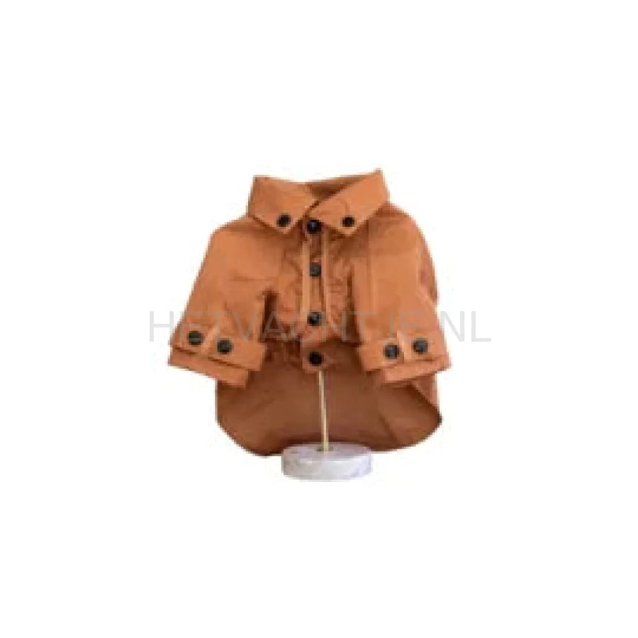 Floofs And Cookies - Rain Coat Mocha