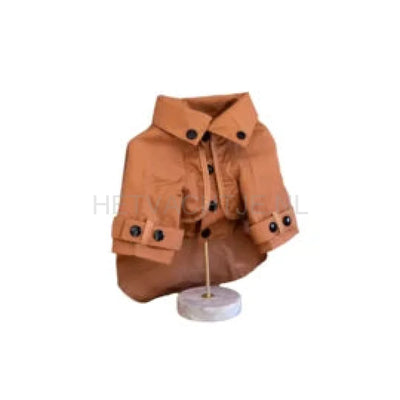 Floofs And Cookies - Rain Coat Mocha