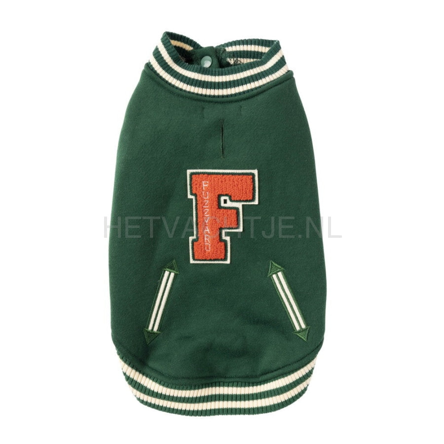 Fuzzyard - The Letterman Jacket Groen