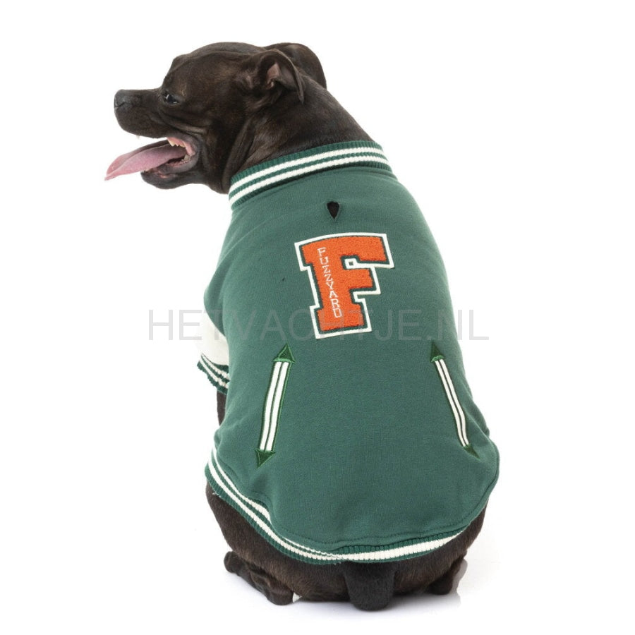 Fuzzyard - The Letterman Jacket Groen Maat 3