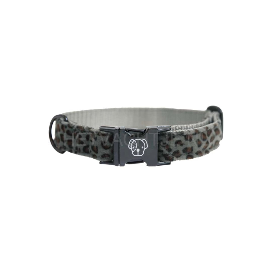 Kentucky - Hondenhalsband Leopard Grijs