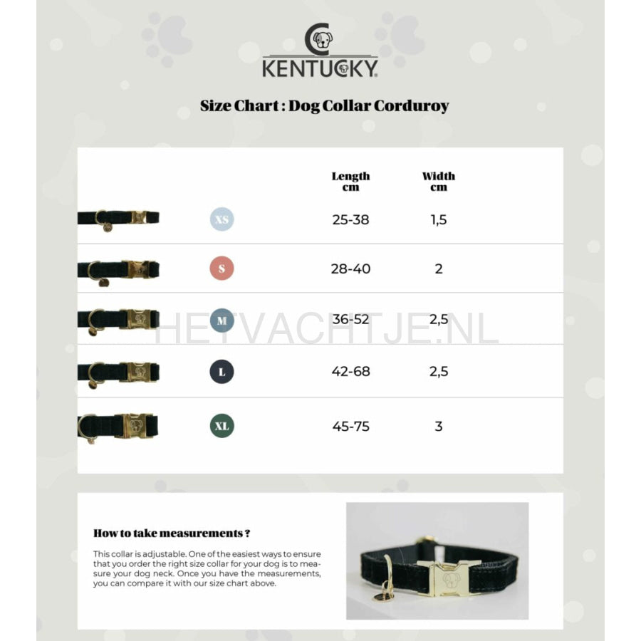 Kentucky - Hondenhalsband Leopard Bruin