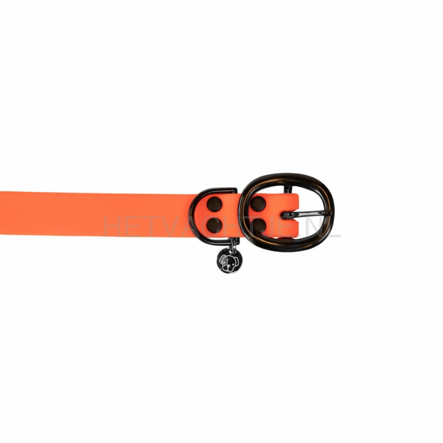 Kentucky - Hondenhalsband Soft Rubber Oranje