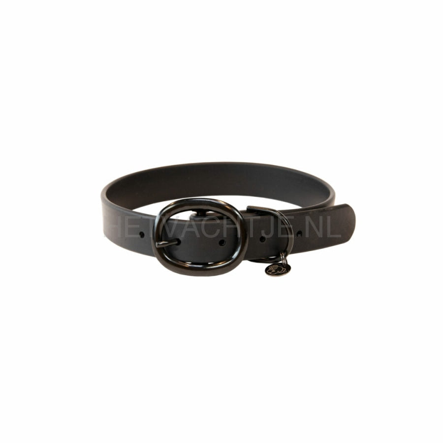 Kentucky - Hondenhalsband Soft Rubber Zwart Halsbanden En Tuigjes Voor Huisdieren