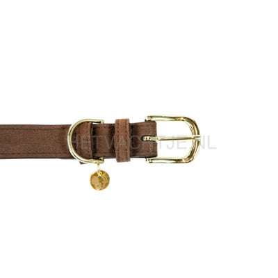 Kentucky - Hondenhalsband Velvet Leather