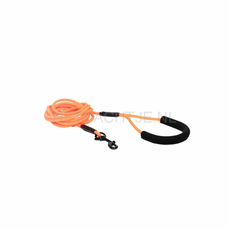 Kentucky - Hondenlijn Soft Rubber Oranje Hondenriemen