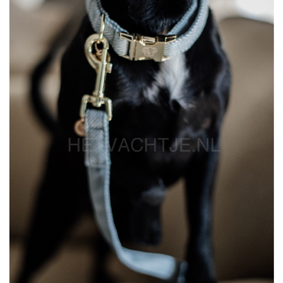 Kentucky - Hondenlijn Wol Licht Blauw Hondenriemen