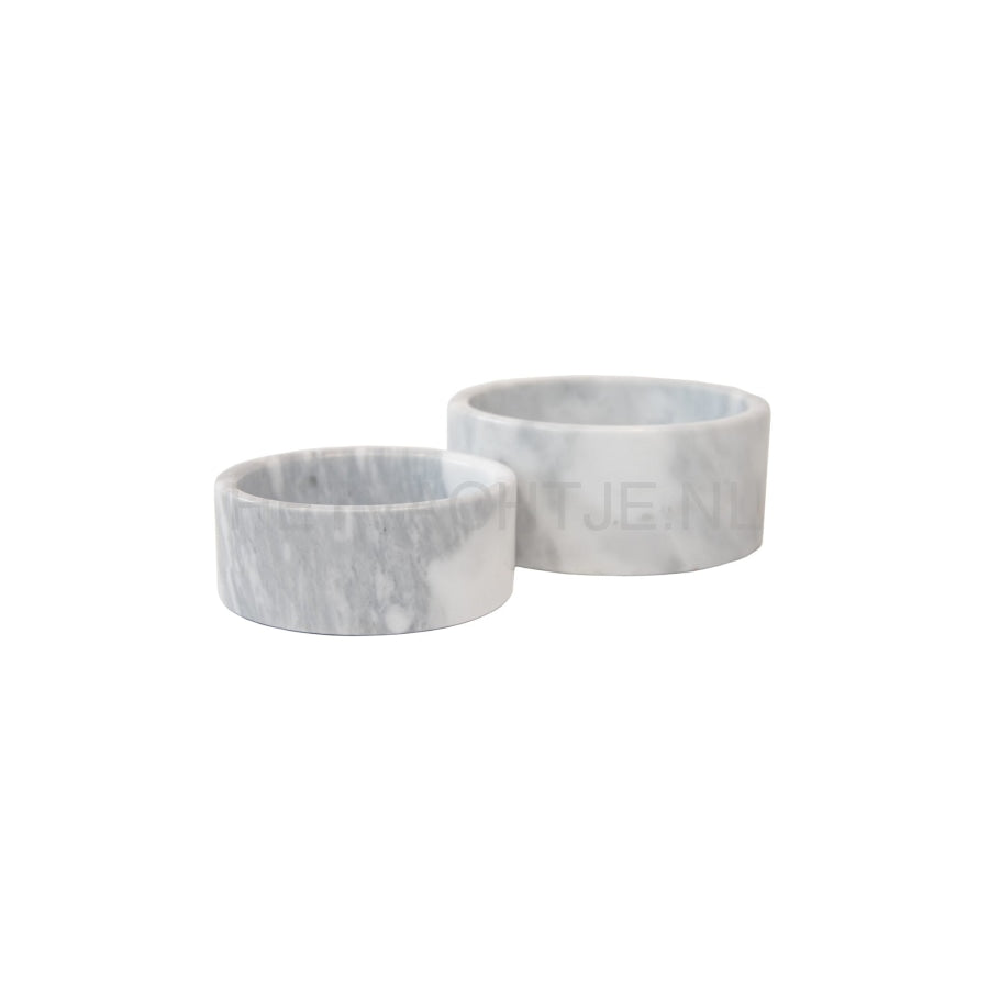 Kentucky - Voerbak Marble Wit