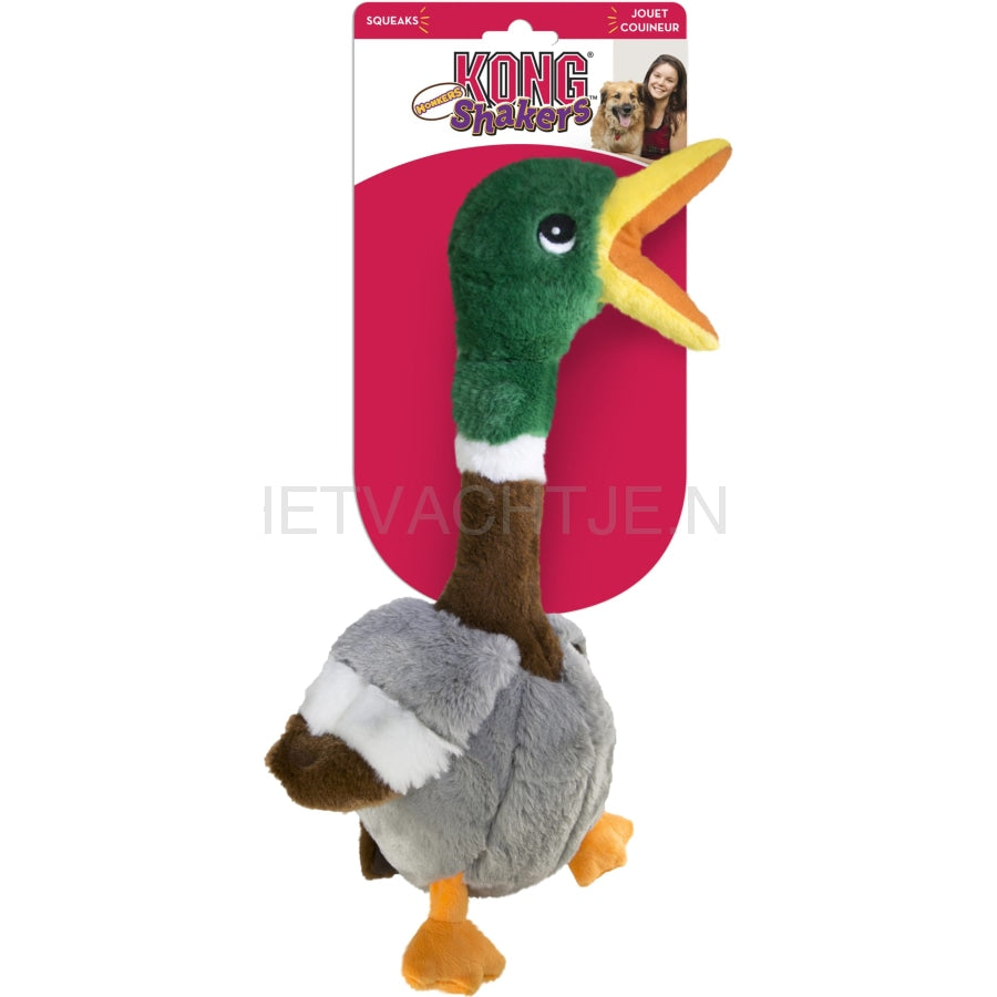 Kong - Hond Shakers Honkers Eend Pluche
