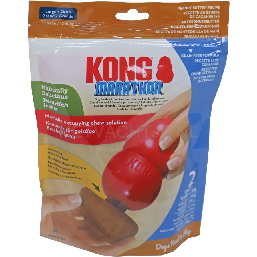 Kong Marathon 2Pack Hondentraktatie (2 Smaken) Hondenspeeltjes