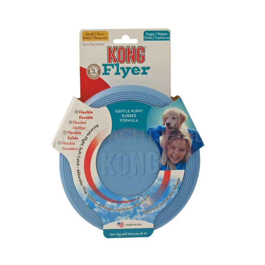 Kong Puppy Flyer Hondenfrisbee (2 Kleuren) Hondenspeeltjes