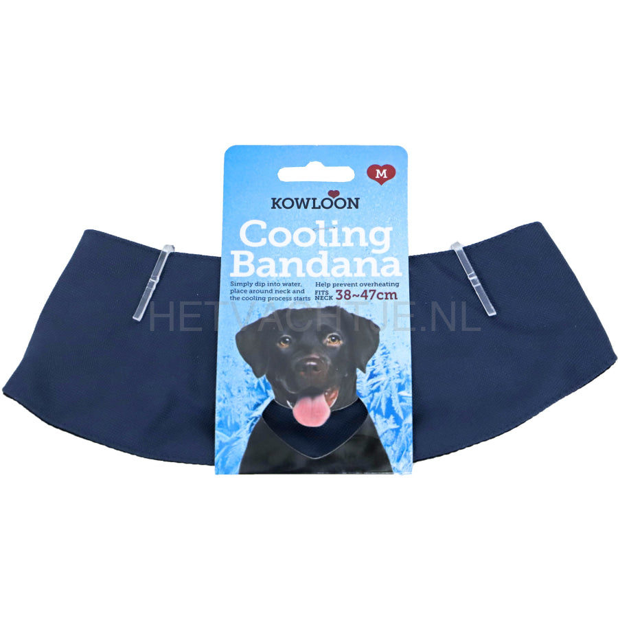 Kowloon - Cool Bandana M / Donkerblauw Koeling