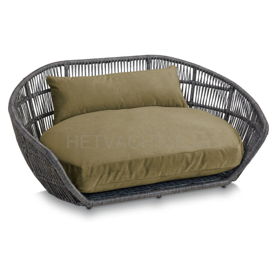 Laboni - Prado-Oxford design hondenmand Olijf
