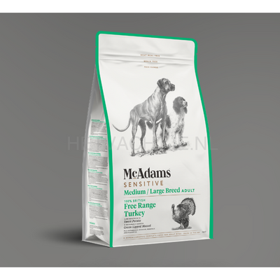 Mcadams - Sensitive Medium/Large Breed Vrije Uitloop Kalkoen