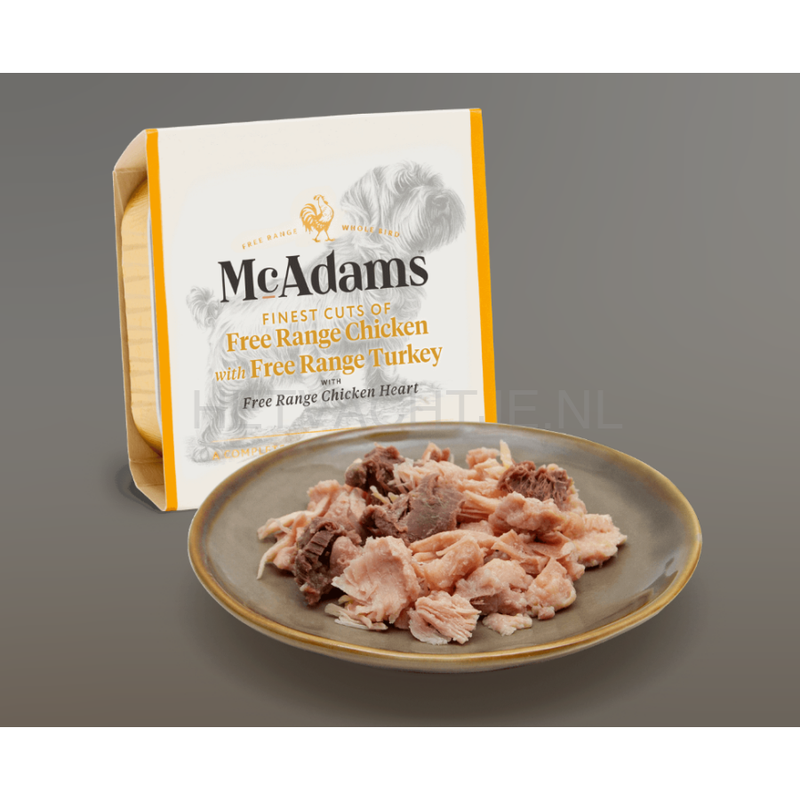 MCADAMS - Free Range Chicken with Turkey & Heart MCADAMS - Free Range Chicken with Turkey & Heart