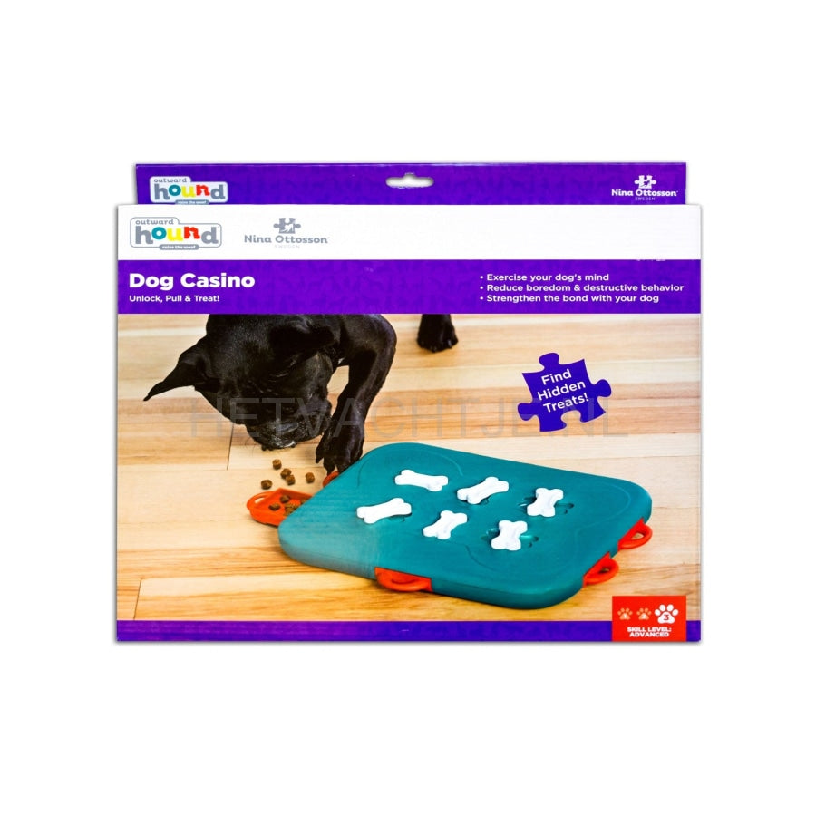 Nina Ottosson Dog Casino Hondenpuzzel (Level 3) Hondenspeeltjes