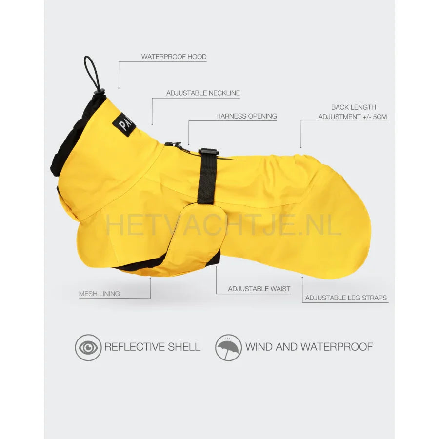 Paikka - Visibility Raincoat Lite Geel