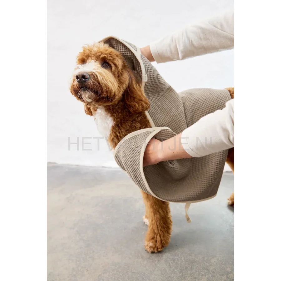 Palopa - Hondenhanddoek Nobs Taupe