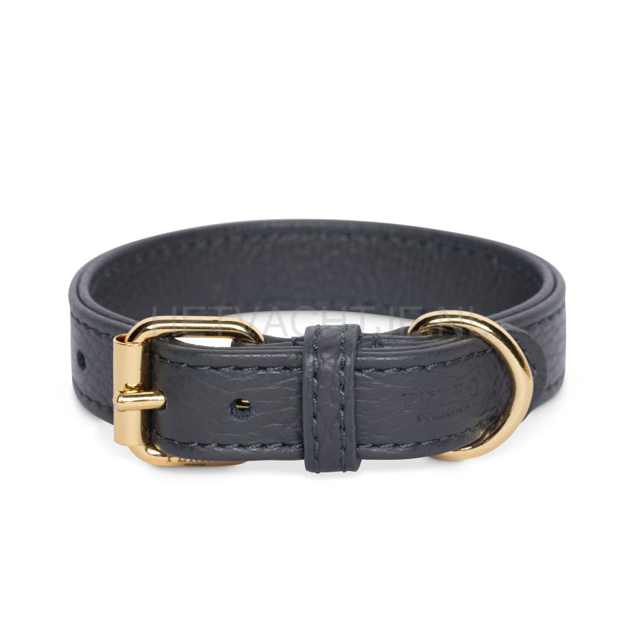 Perro Collection - Dark Grey Halsband Halsbanden En Tuigjes Voor Huisdieren