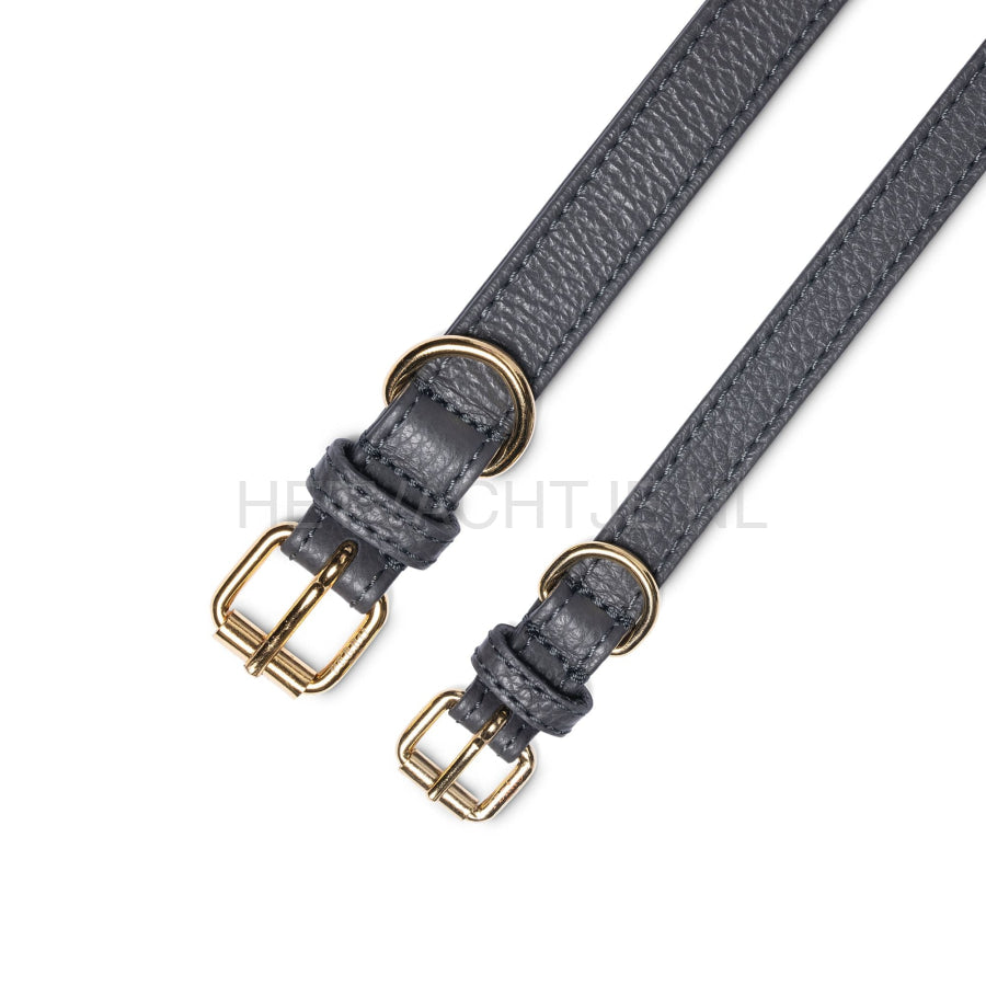 Perro Collection - Dark Grey Halsband Halsbanden En Tuigjes Voor Huisdieren