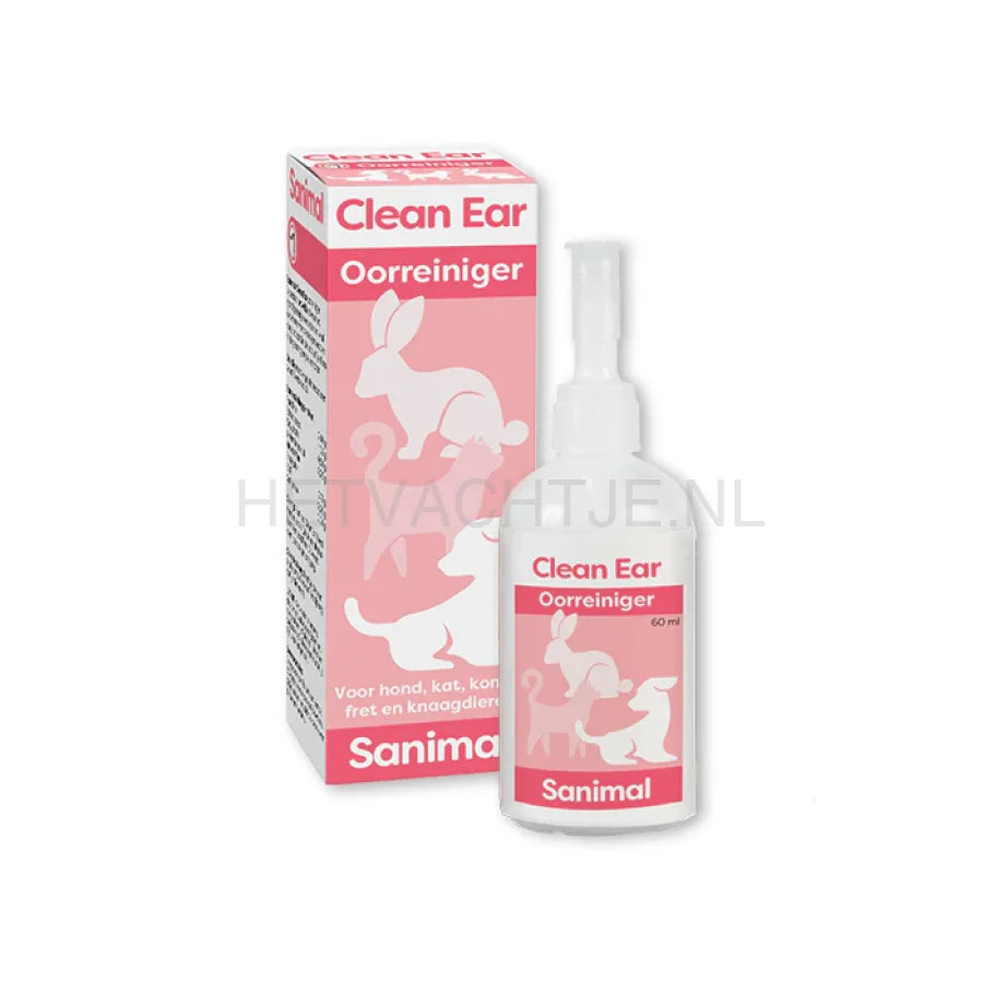 Sanimal - Clean ear oorreiniger 60ml