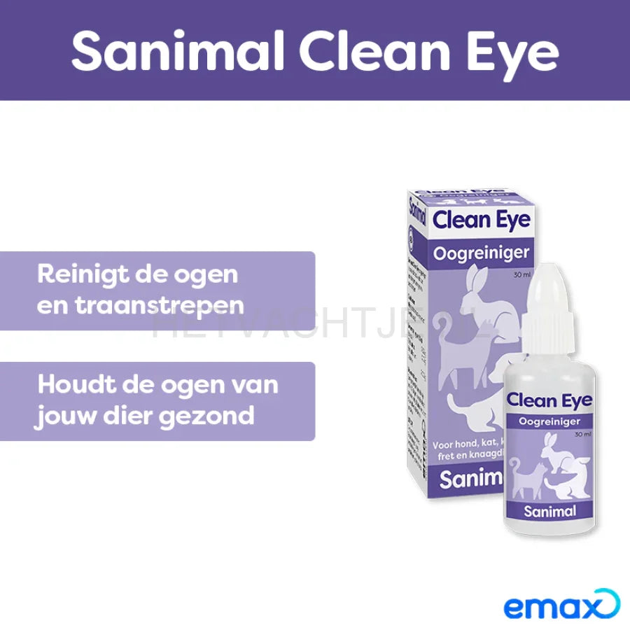 Sanimal - Clean eye Oogreiniger 30ml
