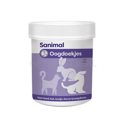 Sanimal - Oogdoekjes 100 stuks