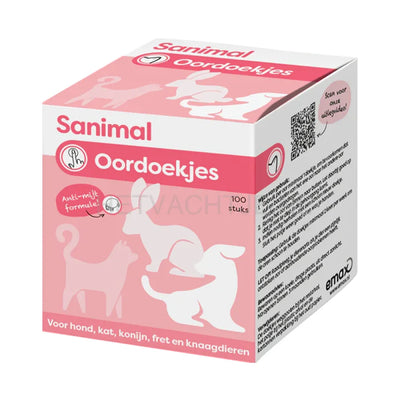 Sanimal - Oordoekjes 100 Stuks