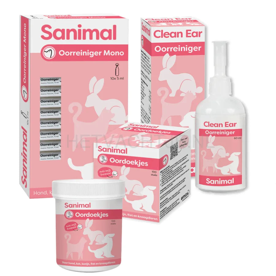 Sanimal - Oorreiniger mono 10x5ml