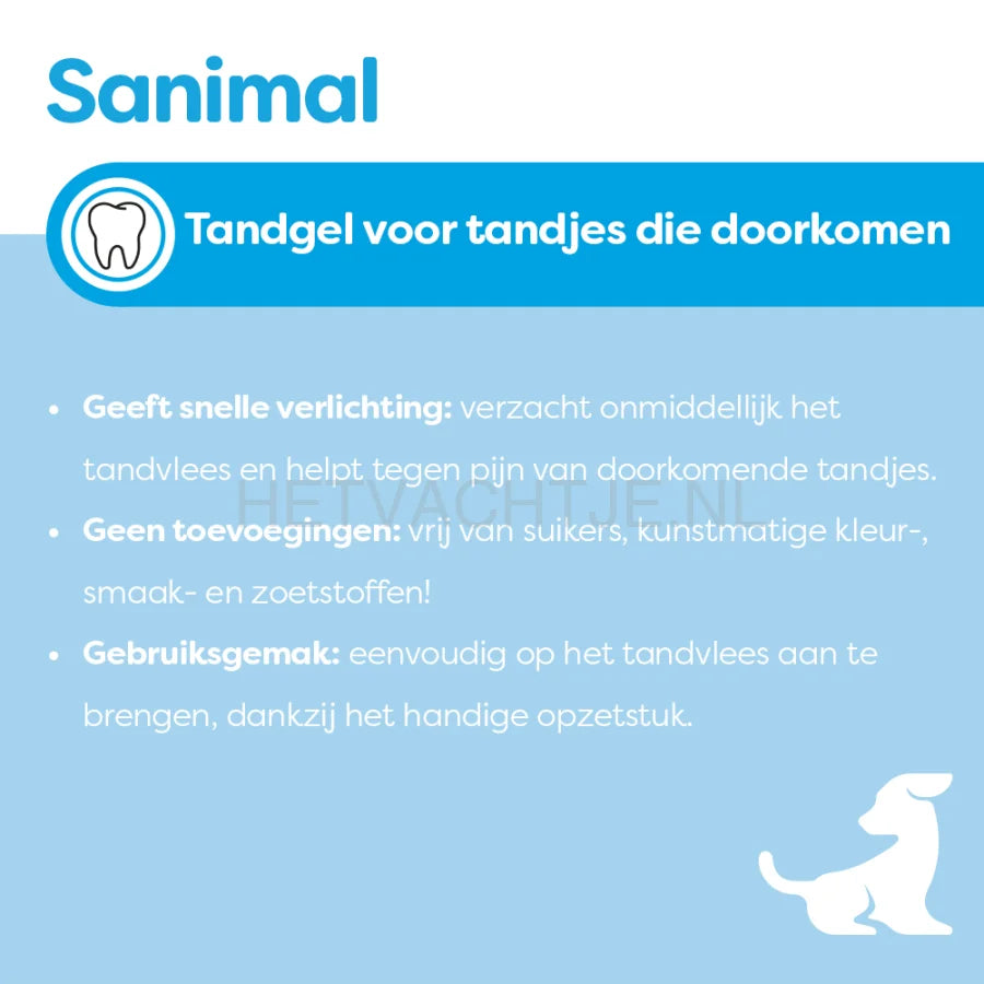 Sanimal - Tandgel voor tandjes die doorkomen 50gr