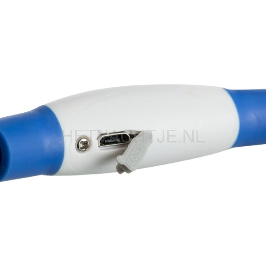 Trixie - Led Flash Lichtgevende Band Blauw